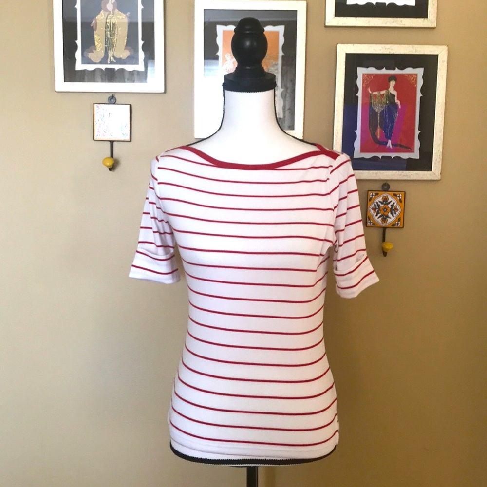 Lauren Ralph Lauren boatneck top